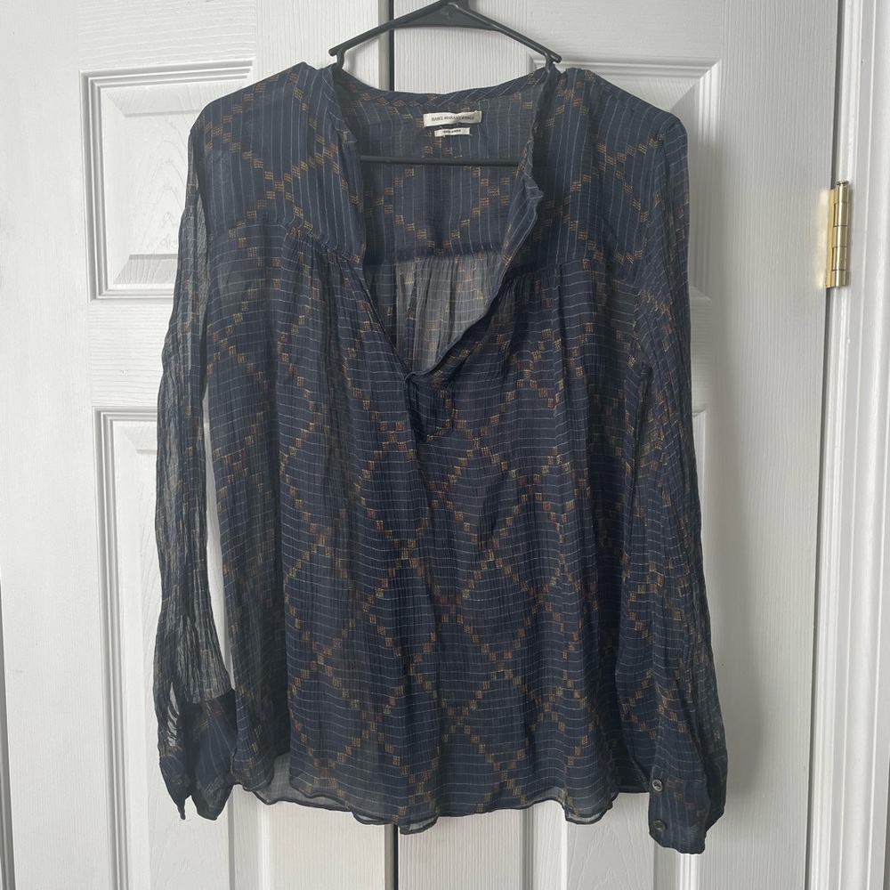 Isabel Marant Etoile silk blouse & skirt set: SZ 36 SOLD AS SET